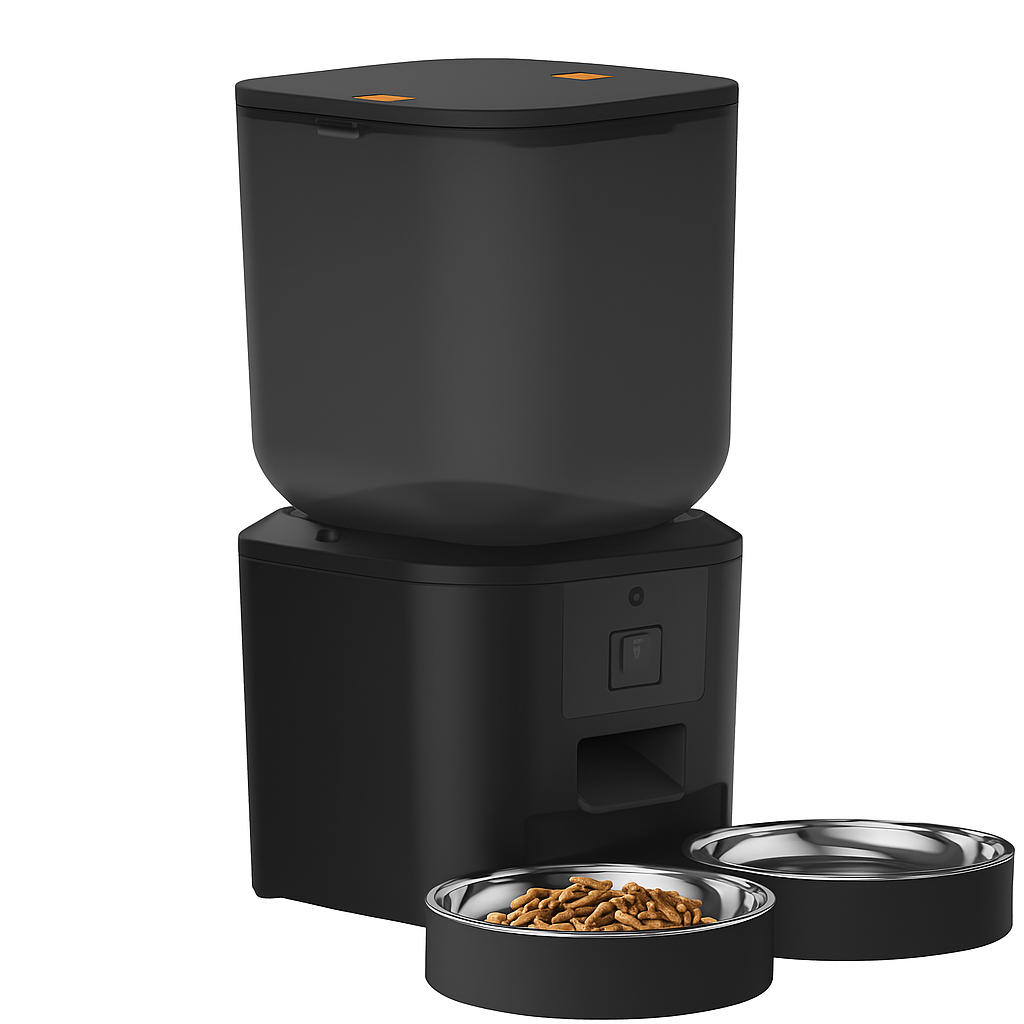8L Automatic Cat Feeder With 1080p Camera Video 5G WiFi Cat Food Dispenser Pet Smart Voice Recorder Tuya APP Pet Auto Feeder